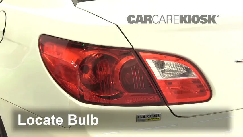 2010 Chrysler Sebring LX 2.7L V6 Sedan (4 Door) Lights Reverse Light (replace bulb)